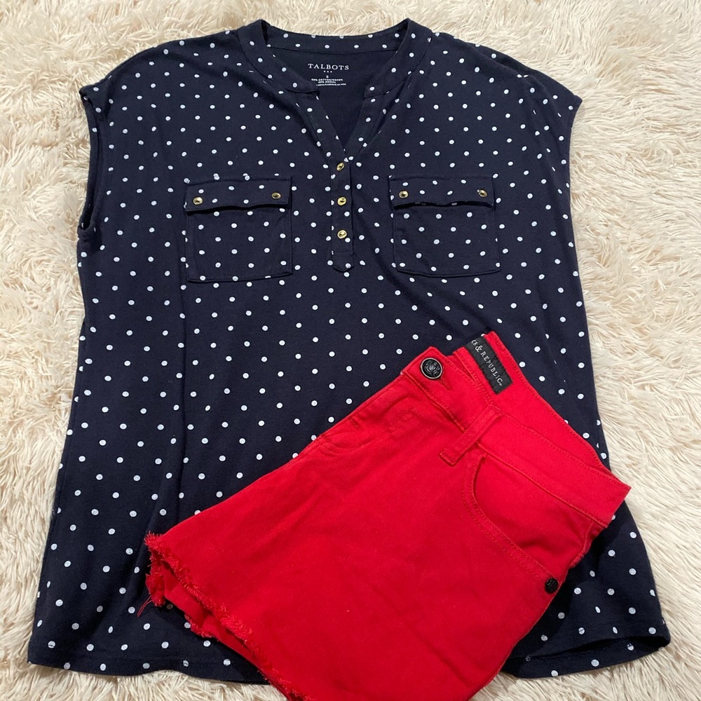 Talbots sleeveless shirt
